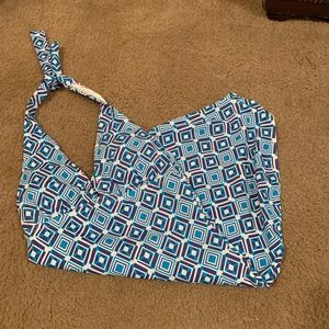 WOMENS GAP BODY ONE-PIECE GEOMETRIC-PRINT SWIMSUIT